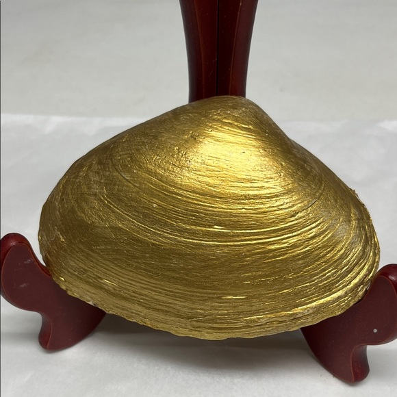 Hand Crafted Autumn Leaf Decor with Gold Accents - Picture 2 of 9